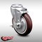 Service Caster 5 Inch SS Maroon Polyurethane Wheel Swivel Bolt Hole Caster with Brake SCC SCC-SSBH20S514-PPUB-MRN-TLB - alternate 1